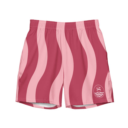 Men's catch a wave swim trunks