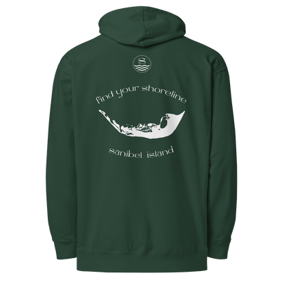 Sanibel Island Unisex midweight hoodie