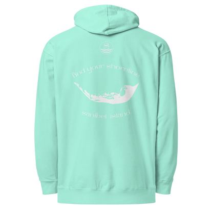 Sanibel Island Unisex midweight hoodie